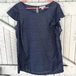 Motherhood Navy Maternity Top